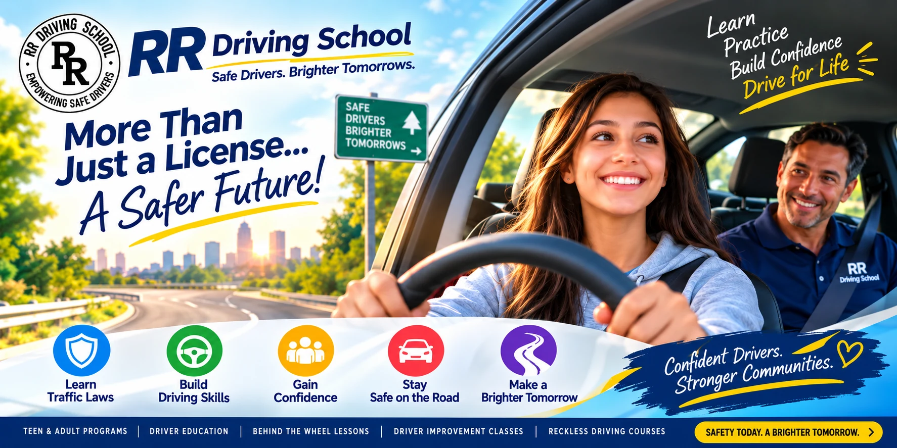 RR Driving School students